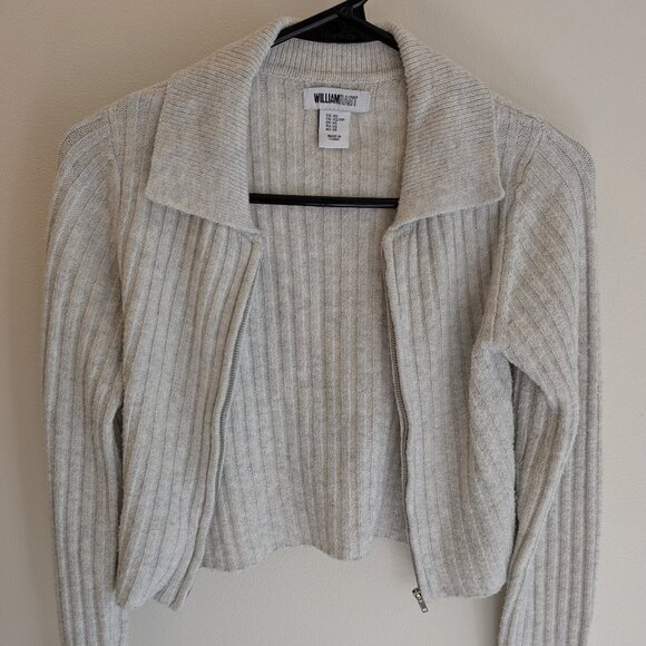 William Rast Cropped Sweater – XS Grey - Picture 3 of 8